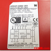 Japan (A)Unused,G9SE-201 Safety Relay / Socket,OMRON 