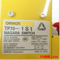 Japan (A)Unused,TP70-1S1  ながらスイッチ 正面取付 分離形非常停止スイッチ付 ,Limit Switch,OMRON