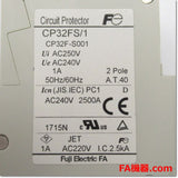 Japan (A)Unused,CP32FS/1 2P 1A  サーキットプロテクタ 低速形 ,Circuit Protector 2-Pole,Fuji