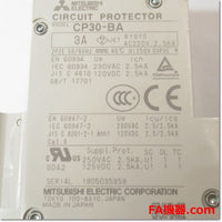Japan (A)Unused,CP30-BA,2P 1-M 3A circuit protector 2-Pole,MITSUBISHI 