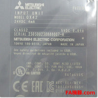 Japan (A)Unused,QX42 DC入力ユニット プラスコモンタイプ 64点 ,I/O Module,MITSUBISHI