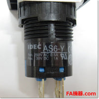 Japan (A)Unused,AS6H-2Y2 φ16 automatic switch,Selector Switch,IDEC 