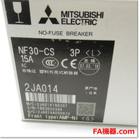 Japan (A)Unused,NF30-CS,3P 15A  ノーヒューズ遮断器 ,MCCB 3 Poles,MITSUBISHI