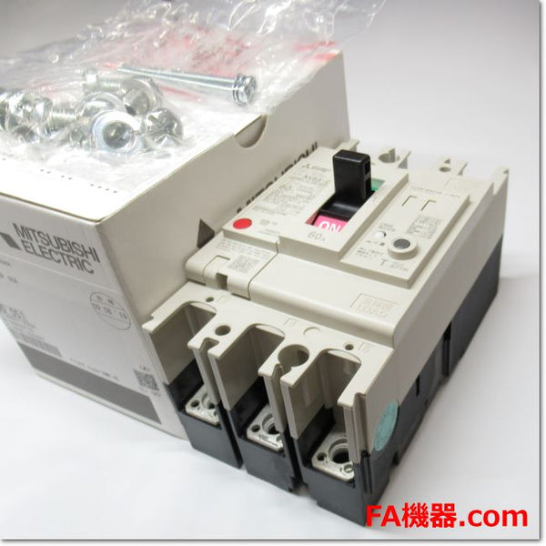 Japan (A)Unused,NV63-CV,3P 60A 30mA  漏電遮断器
