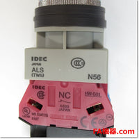 Japan (A)Unused,ALFS22611DNG automatic switch 1a1b AC200V ,Illuminated Push Button Switch,IDEC 