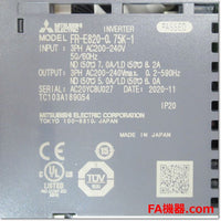 Japan (A)Unused,FR-E820-0.75K-1 インバータ 三相200V モニタ出力FMタイプ ,MITSUBISHI,MITSUBISHI