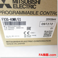 Japan (A)Unused,FX3G-40MR/ES  シーケンサ基本ユニット AC電源 リレー出力 ,Main Module,MITSUBISHI