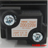 Japan (A)Unused,HW1P-2M2W φ22 LED AC200V ,Indicator<lamp> ,IDEC </lamp>