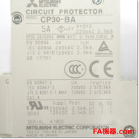 Japan (A)Unused,CP30-BA,2P 1-M 5A  サーキットプロテクタ ,Circuit Protector 2-Pole,MITSUBISHI