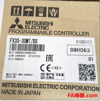 Japan (A)Unused,FX3S-30MT/DS  マイクロシーケンサ　基本ユニット DC電源・DC入力タイプ　 ,Main Module,MITSUBISHI
