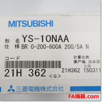 Japan (A)Unused,YS-10NAA 5A 0-200-600A CT200/5A BR　交流電流計 3倍延長 赤針付き ,Ammeter,MITSUBISHI