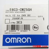 Japan (A)Unused,E6C3-CWZ5GH 2500P/R 1m　ロータリエンコーダ インクリメンタル形 外径φ50 DC12-24V ,Rotary Encoder,OMRON