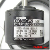 Japan (A)Unused,E6C3-CWZ5GH 1500P/R 1m　ロータリエンコーダ インクリメンタル形 外径φ50 DC12-24V ,Rotary Encoder,OMRON