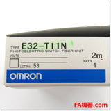 Japan (A)Unused,E32-T11N　ファイバユニット 透過形 ライトアングル[L型密着タイプ] M4 ,Fiber Optic Sensor Module,OMRON