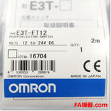 Japan (A)Unused,E3T-FT12  アンプ内蔵形光電センサ 透過形 しゃ光時ON ,Built-in Amplifier Photoelectric Sensor,OMRON