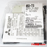 Japan (A)Unused,MSO-T10,AC100V 1.7-2.5A 1a 電磁開閉器 ,Irreversible Type Electromagnetic Switch,MITSUBISHI