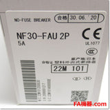 Japan (A)Unused,NF30-FAU,2P 5A ノーヒューズ遮断器 ,MCCB 2-Pole,MITSUBISHI