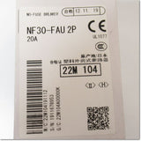 Japan (A)Unused,NF30-FAU,2P 20A ノーヒューズ遮断器 ,MCCB 2-Pole,MITSUBISHI