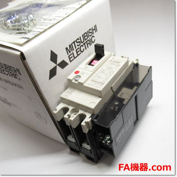 Japan (A)Unused,NF63-CVF,2P 50A  AX-1RS SLT ノーヒューズ遮断器 補助スイッチ付