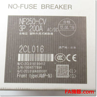 Japan (A)Unused,NF250-CV,3P 200A ノーヒューズ遮断器 ,MCCB 3 Poles,MITSUBISHI