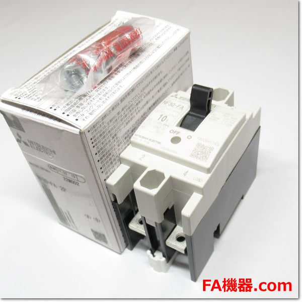 Japan (A)Unused,NF30-FA,2P 10A  ノーヒューズ遮断器