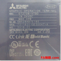 Japan (A)Unused,GT2708-VTBD  GOT TFTカラー液晶 8.4型 メモリ57MB　DCタイプ ,GOT2000 Series,MITSUBISHI