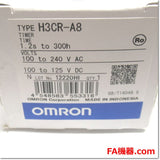 Japan (A)Unused,H3CR-A8 AC100-240V/DC100-125V 0.05s-300h timer,Timer,OMRON 