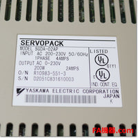 Japan (A)Unused,SGDA-02AP ACサーボパック 単相200V 200W ,Σ ​​Series Amplifier Other,Yaskawa 
