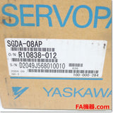 Japan (A)Unused,SGDA-08AP  ACサーボパック 単相200V 750W ,Σ Series Amplifier Other,Yaskawa