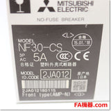 Japan (A)Unused,NF30-CS,3P 5A  ノーヒューズ遮断器 ,MCCB 3 Poles,MITSUBISHI