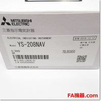 Japan (A)Unused,YS-208NAV 0-300V BR　交流電圧計 ダイレクト計器 赤針付き ,Voltmeter,MITSUBISHI