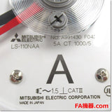 Japan (A)Unused,LS-110NAA 5A 0-1000-3000A 1000/5A BR  交流電流計 3倍延長 赤針付き ,Ammeter,MITSUBISHI