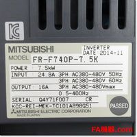 Japan (A)Unused,FR-F740P-7.5K  ファン・ポンプ用インバータ 三相400V 7.5kW ,MITSUBISHI,MITSUBISHI