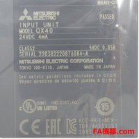 Japan (A)Unused,QX40  DC入力ユニット プラスコモンタイプ 16点 ,I/O Module,MITSUBISHI