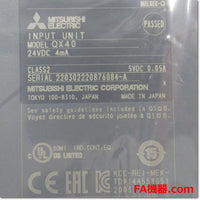 Japan (A)Unused,QX40 DC入力ユニット プラスコモンタイプ 16点 ,I/O Module,MITSUBISHI 