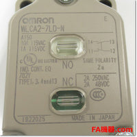 Japan (A)Unused,WLCA2-7LD-N  2回路リミットスイッチ ローラ・レバー形 R50 LED動作表示灯付き ,Limit Switch,OMRON