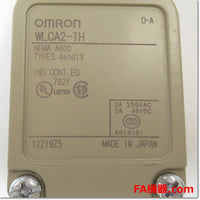 Japan (A)Unused,WLCA2-TH 2回路リミットスイッチ ローラ・レバー形 R38 耐熱形 ,Limit Switch,OMRON 
