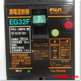 Japan (A)Unused,EG32F 2P 20A 30mA Japanese equipment,Earth Leakage Circuit Breaker 2-Pole,Fuji 