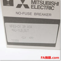 Japan (A)Unused,NF63-CV,3P 40A AL-1LS SLT  ノーヒューズ遮断器 警報スイッチ付き ,MCCB 3 Poles,MITSUBISHI