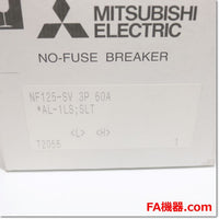 Japan (A)Unused,NF125-SV,3P 60A AL-1LS SLT  ノーヒューズ遮断器 警報スイッチ付き ,MCCB 3 Poles,MITSUBISHI