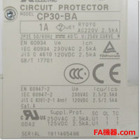 Japan (A)Unused,CP30-BA,2P 1-M 1A circuit protector 2-Pole,MITSUBISHI 