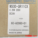 Japan (A)Unused,MSOD-QR11CX,DC24V 1-1.6A 1b×2　可逆式電磁開閉器 ,Reversible Type Electromagnetic Switch,MITSUBISHI