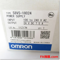 Japan (A)Unused,S8VS-18024  スイッチング・パワーサプライ 24V 7.5A ,DC24V Output,OMRON