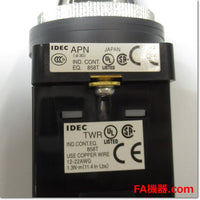 Japan (A)Unused,APN116DNW　φ30 パイロットライト丸形 LED照光 AC100V ,Indicator <Lamp>,IDEC