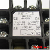 Japan (A)Unused,XN1E-TV403Q4MR  φ30 非常停止用押ボタンスイッチ LED連動照光式 大形 3b 感電防止カバー付 AC/DC24V ,Emergency Stop Switch,IDEC