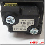 Japan (A)Unused,HW1P-2H2W  φ22 パイロットライト 突形 LED照光 AC100V ,Indicator <Lamp>,IDEC