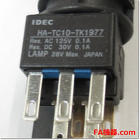 Japan (A)Unused,HA2L-M1C14AF-TK1977  φ16 照光ボタンスイッチ 正角形 1c AC/DC24V ,Illuminated Push Button Switch,IDEC