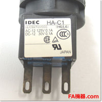Japan (A)Unused,HA2B-M1C1LW φ16 switch,Push-Button Switch,IDEC 