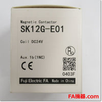 Japan (A)Unused,SK12G-E01　電磁接触器 DC24V 1b ,Electromagnetic Contactor,Fuji