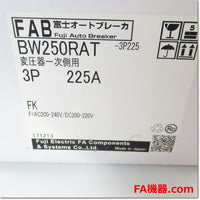 Japan (A)Unused,BW250RAT 3P 225A FK Japanese brand,MCCB 3 Poles,Fuji 